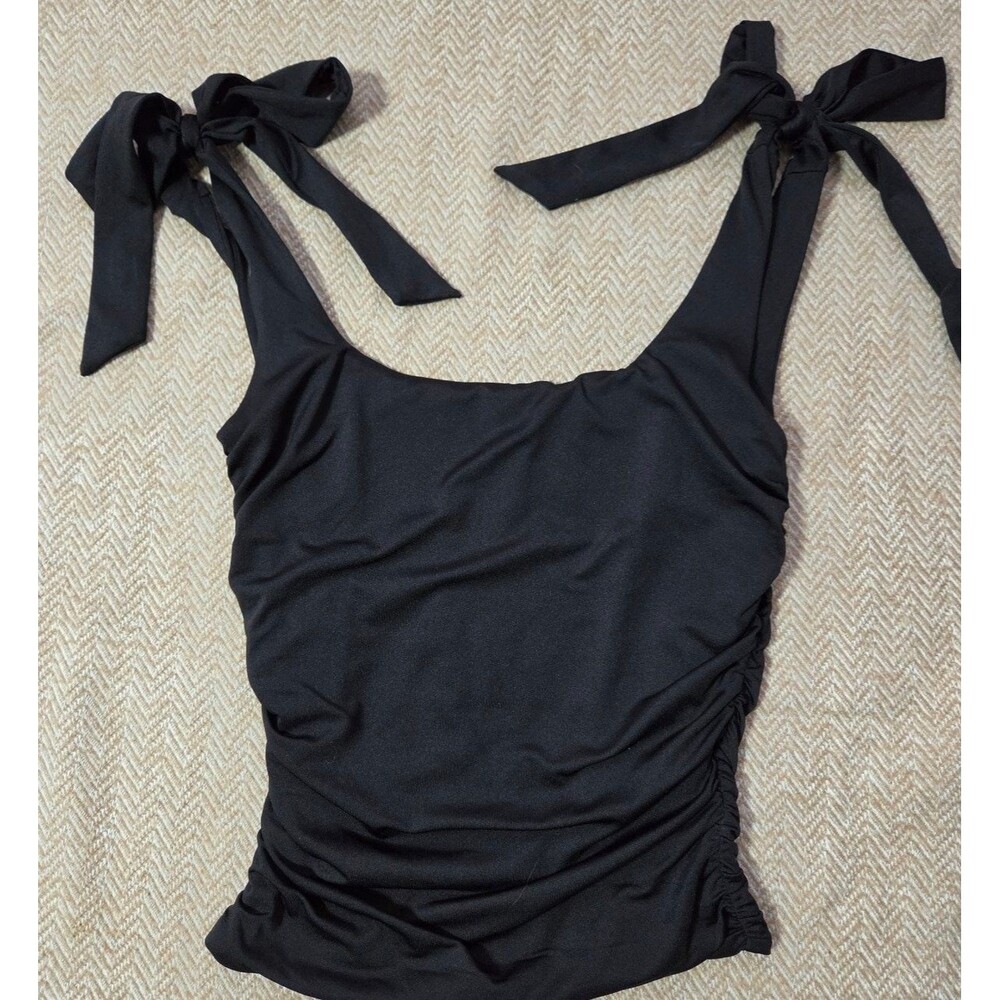 Princess-polly Women's Black Crop-top